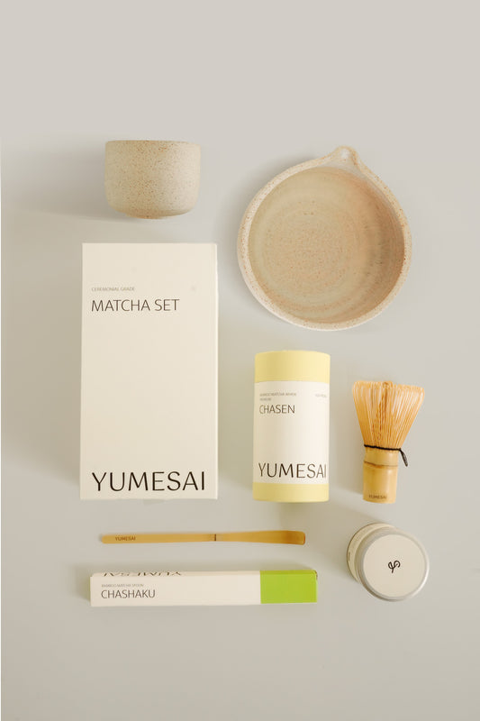 Matcha Set met Chawan en Mok
